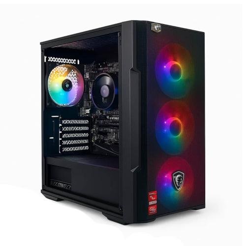 Desktop Ryzen 5 5500 16GB RAM + 512GB SSD + RTX 3050 6GB, Win11 Home - Negro